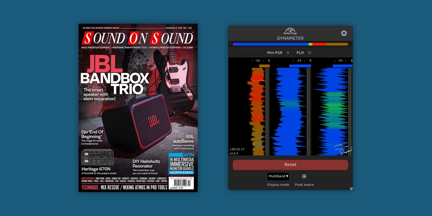 Dynameter 2 reviewed in Sound On Sound April 2026