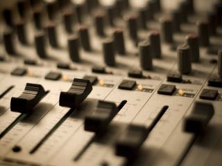Mixing Console Faders